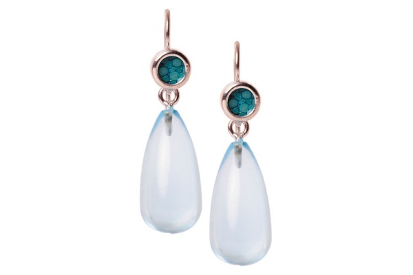 Annie earrings with blue topaz @a-cuckoo-moment