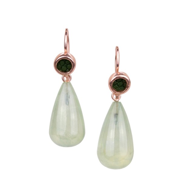 Annie Earrings with Prehnite @a-cuckoo-moment