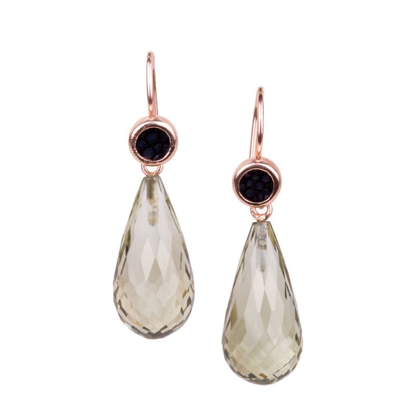 Annie Earrings with Green Amethyst @a-cuckoo-moment