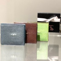 George wallets in stingray leather and Napa @a-cuckoo-moment