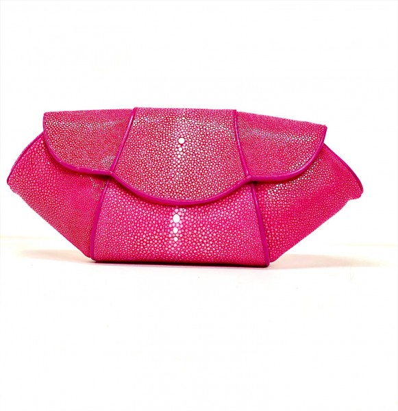 Florence Clutch Bag Stingray Leather many colors